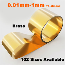 Usado, 0,01 mm - 1 mm Stärke Messingblech/Messingfolie/Messingband 102 Größen verfügbar comprar usado Usado, 0,01 mm - 1 mm Stärke Messingblech/Messingfolie/Messingband 102 Größen verfügbar comprar usado  Enviando para Brazil