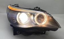 Farol de xenônio lateral direito BMW 535 528 E60 E61 2008-2010 OCULTO FABRICANTE DE EQUIPAMENTO ORIGINAL COMPLETO comprar usado  Enviando para Brazil