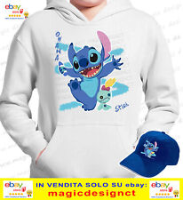 Stitch felpa cappuccio usato  Catania