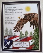 Cross stitch servicemen for sale  Jacksonville