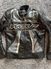 Wolf genuine leather for sale  COLCHESTER