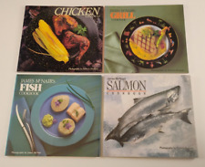 Usado, Lot of 4 James McNair Cookbooks:  Chicken, Grill, Salmon, Fish '87-'91 VERY GOOD comprar usado  Enviando para Brazil