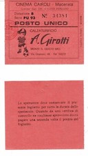 002 macerata biglietto usato  Trecastelli