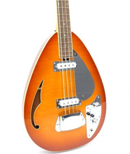 VOX VBW-2500 tipo lágrima baixo semi-oca Sunburst com estojo rígido comprar usado  Enviando para Brazil