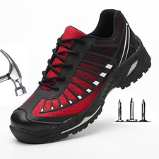 Zapatos de seguridad con punta de acero para hombre calzado de trabajo resistente a pinchazos botas ultraligeras segunda mano  Embacar hacia Mexico