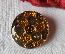 Bouton vintage métal d'occasion  Senozan