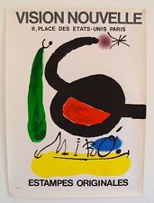 Joan miro vision d'occasion  Paris IV
