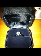 Tiffany solitare platinum for sale  Inglewood