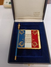 Plaquette drapeau balme d'occasion  Magny-en-Vexin