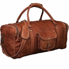 Leather bag travel for sale  RUGBY