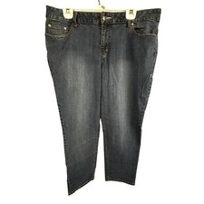 Jeans jeans feminino Veneza azul tamanho 18P 41 x 28,5" stretch  comprar usado  Enviando para Brazil