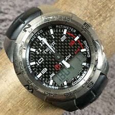Usado, Relógio Tissot T-Touch Expert masculino caixa de titânio quartzo analógico digital 43mm 7" comprar usado  Enviando para Brazil