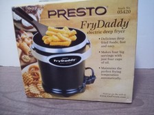 Fritadeira elétrica Presto 05420 FryDaddy preta ABERTA/NOVA comprar usado  Enviando para Brazil