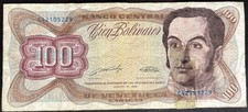 Venezuela banknote 100 gebraucht kaufen  Mendig