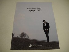 Usado, Anúncio promocional GUSTAVO CERATI original 1959-2014 comprar usado  Enviando para Brazil