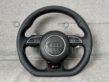 Volante Audi SQ5 couro fundo plano linha S com pás DSG Q5 SQ5 comprar usado  Enviando para Brazil