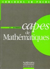 Capes mathématiques d'occasion  France