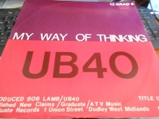 Ub40 way thinking for sale  BARRY