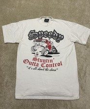 Camiseta Masculina Vintage Take Cover Speedy XXL Branca Warner Bros Desenho Animado comprar usado  Enviando para Brazil