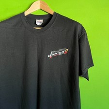 Camiseta dupla face logotipo preta videogame carro corrida motorista 2 THQ Juiced RARA XL Y2K Juiced comprar usado  Enviando para Brazil