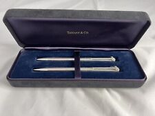 Conjunto de caneta esferográfica e lápis Tiffany & Co prata 925 clipe em T na caixa original vintage comprar usado  Enviando para Brazil