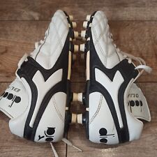 Chuteiras de futebol Diadora Dual MD PU Itália branco/preto EUA 9,5 EUR 44 comprar usado  Enviando para Brazil