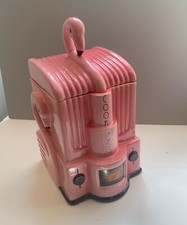 Frasco de biscoito rádio flamingo rosa Vandor's PinkAttitude 1998 RARO comprar usado  Enviando para Brazil