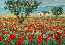 Paesaggio michele cascella usato  Taranto