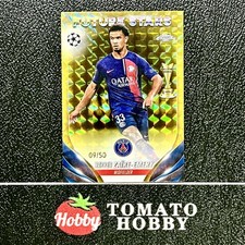 TOPPS CHROME UEFA 2023-24 WARREN ZAIRE-EMERY /50 refrator geométrico dourado PSG comprar usado  Enviando para Brazil