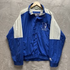 Jaqueta corta-vento vintage anos 90 Duke Blue Devils Starter zíper completo ACC tamanho grande *** comprar usado  Enviando para Brazil