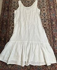 Vestido de verão feminino Polo Ralph Lauren branco XXL linho sem mangas comprimento médio comprar usado  Enviando para Brazil