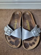 Birkenstock madrid silver for sale  GRAVESEND