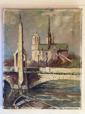 Tableau ancien hst d'occasion  La Tour-du-Pin