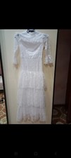 Long dress white usato  Alatri