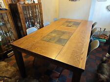 Oak dining table for sale  LEEK