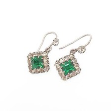 Antique emerald diamond for sale  UK