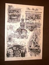 Incisione del 1879 usato  Villarosa