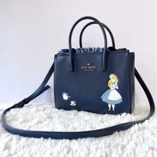 Usado, Bolsa tote nova com etiquetas Kate Spad Disney Alice Wonder Land ombro tiracolo mão 2 vias comprar usado  Enviando para Brazil