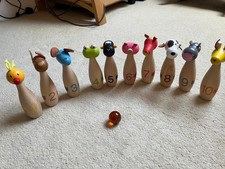 Wooden animal skittles for sale  LONDON