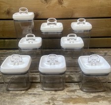 Conjunto de armazenamento de alimentos Better Homes & Gardens flip-tite 8 peças caixas herméticas sem BPA, usado comprar usado  Enviando para Brazil