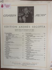 Archives segovia scarlatti for sale  Gainesville