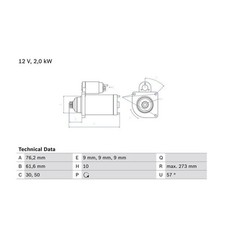 Bosch starter vw gebraucht kaufen  Idar-Oberstein