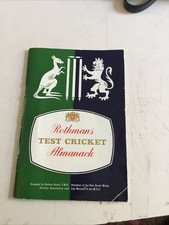 Rothmans test cricket for sale  FARNHAM