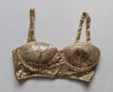 Boohoo gold sequin for sale  LONDON