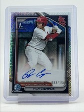 RYAN CAMPOS 2024 BOWMAN CHROME DRAFT 1º HTA CHOICE REFRATOR AUTOMÁTICO /150 Q3943 comprar usado  Enviando para Brazil