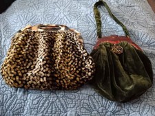 Antique 1920s velvet for sale  WIGSTON