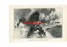 EVOLUTIONS OF THE GERMAN TORPEDO BOAT FLOTILLA, Ilustração de Livro (Impressão), 1901, usado comprar usado  Enviando para Brazil