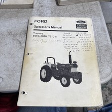 Usado, Manual do operador Ford 5610 6610 7610 comprar usado  Enviando para Brazil