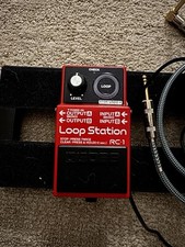 Pedal de guitarra Boss RC-1 estação loop + acessórios de configuração  comprar usado  Enviando para Brazil