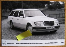 Pressefoto Mercedes 200 230 300 TE TD S124 W124 T photo Foto brochure Prospekt comprar usado  Enviando para Brazil